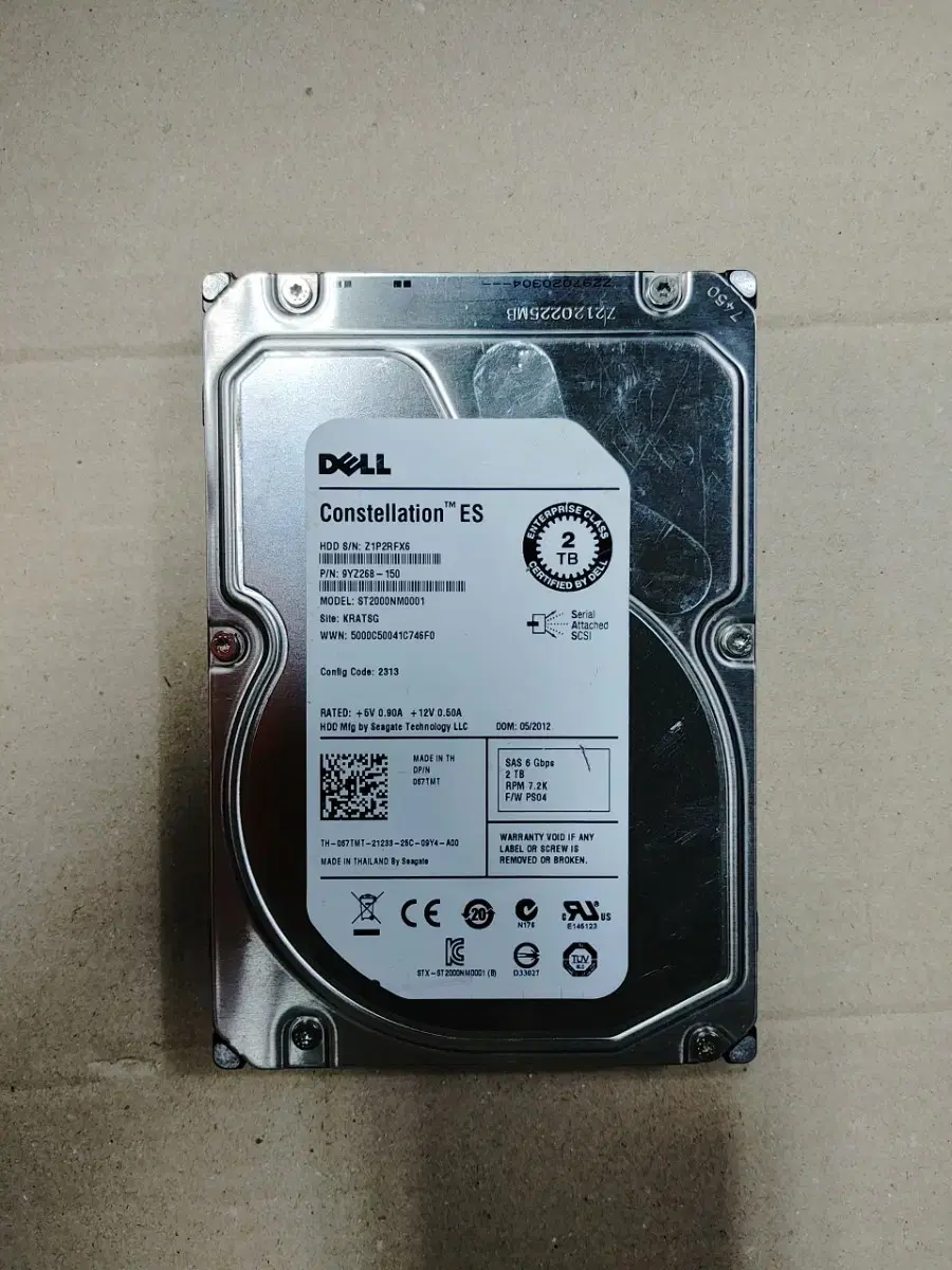 コ*ー様 HDD 12T×2 中古 Hewlett Packard enterp コ*ー様 HDD 12T×2 中古 Hewlett Packard enterp